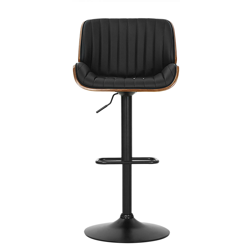 Swivel Black Bar Stool