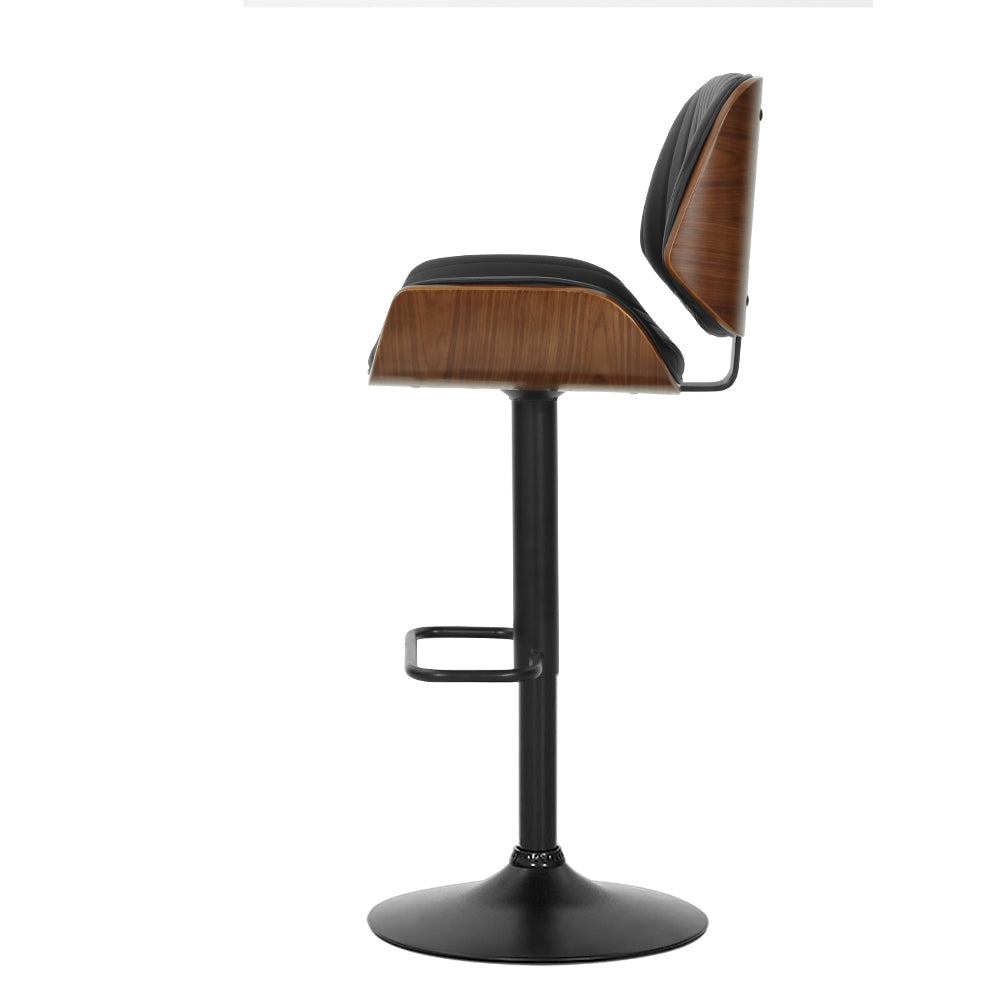 Swivel Black Bar Stool