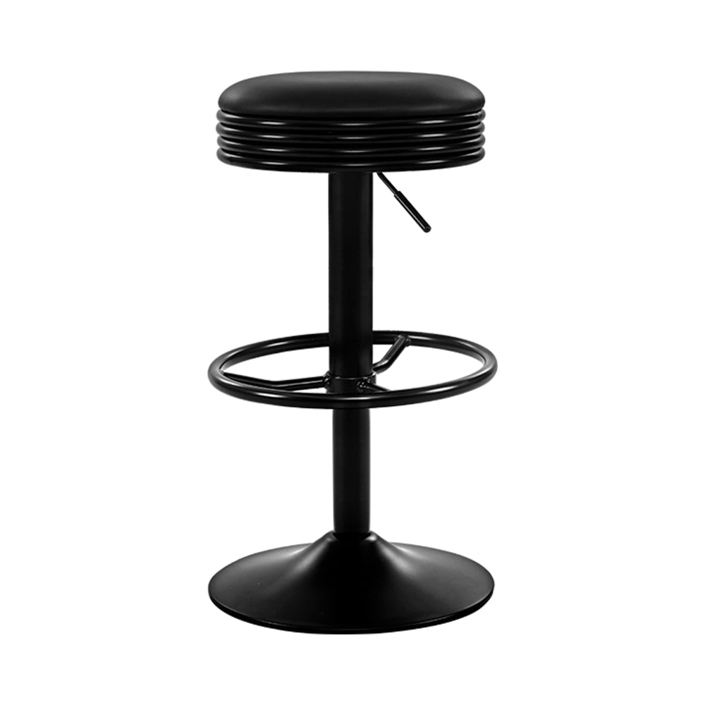 Modern Circular Black Barstool