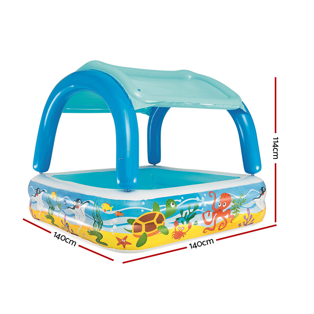 Inflatable Kids Pool Canopy Play Pool Swimming Pool Family Pools