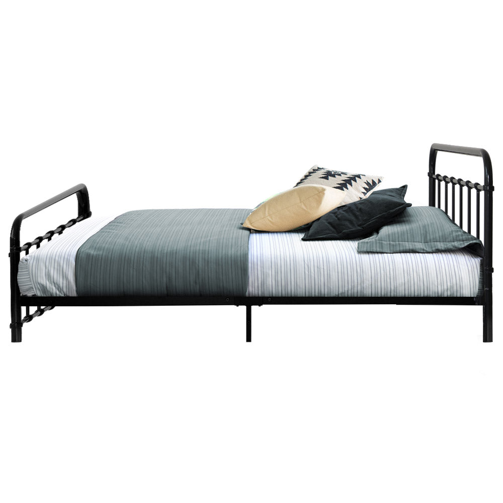 LEO Metal Bed Frame - Single (Black)