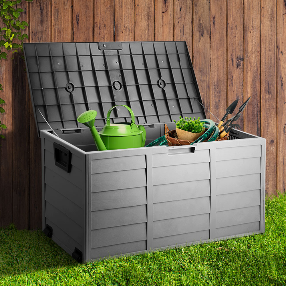 290L Outdoor Storage Box - Black