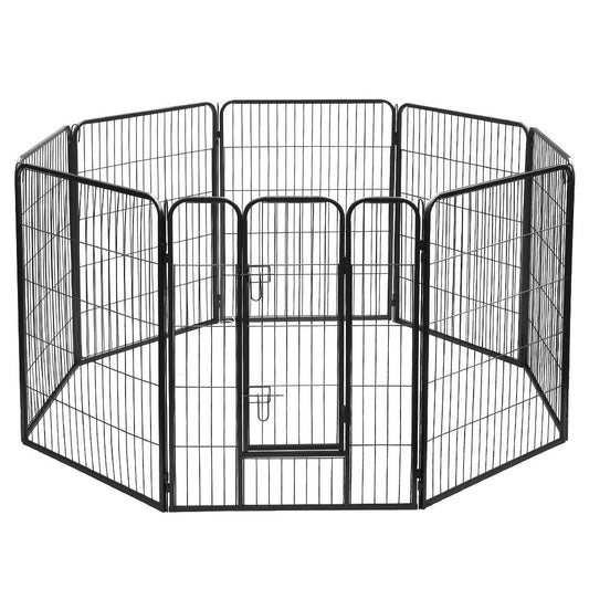 i.Pet Pet Playpen Dog Playpen 40 8 Panel Puppy Enclosure Fence Cage"