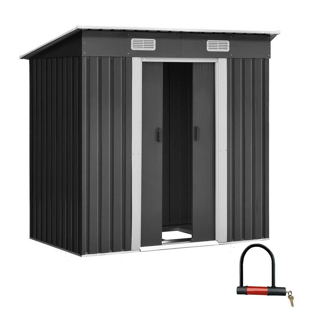 Giantz Garden Shed Outdoor Storage Sheds Tool Workshop 1.94x1.21M with Base