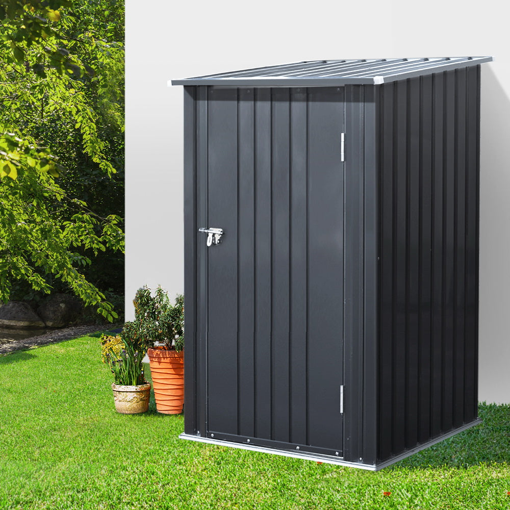 Garden Shed Sheds Outdoor Tool 0.99x1.04M Storage Workshop House Galvanised Steel